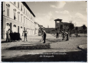 ASCE, Archivio Fotografico Empolese, VI/462, Lavori di costruzione di Piazza Gramsci, anni '30 del XX secolo